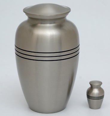 PEWTER CREMATION URN
ITEM NO. 6100
MATERIAL:- SOLID BRASS CLASSIC URN
SIZE:- 25 CMS.
CAPACITY:- 3.50 M.LITER
FINISH:- PEWTER MAT ENGRAVED BAND
PACKING :- SINGLE BOX UNDER 4 PCS MASTER CARTON
Keywords: CLASSIC PEWTER URN