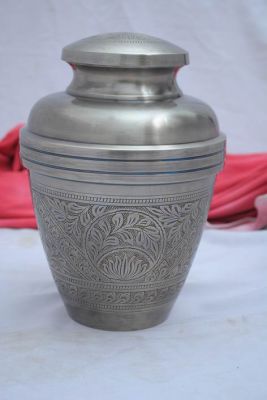 PEWTER CREMATION URN
ITEM NO. 6277
MATERIAL:- SOLID BRASS CREMATION URN
SIZE:- 25 CMS.
CAPACITY:- 3.50 M.LITER
FINISH:- PEWTER NGRAVED BAND
PACKING :- SINGLE BOX UNDER 4 PCS MASTER CARTON
Keywords: PEWTER ENGRAVED URN