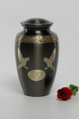 METAL CREMATION ADULT URN
ITEM NO. 6599
DESCRIPTION:- METAL CREMATION URN
SIZE:- 25 CM.
CAPACITY:- 3.50 ML
FINISH:- CLASSIC BLACK ENGRAVED PEGIN.
PRICE:- 
PACKING:- SINGLE BOX STYRO FOAM UNDER 4 PCS MASTER CARTON.

Keywords: ADULT CREMATION URN